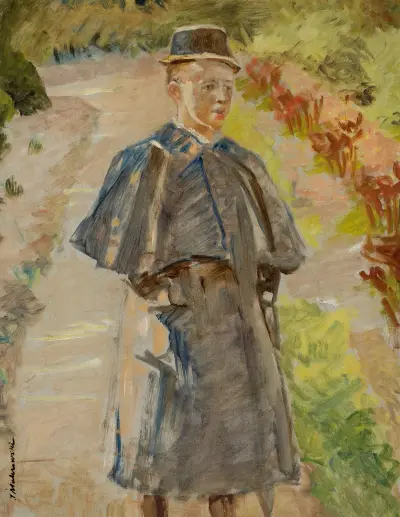 Boy in the garden, sketch (Rafał, artist’s son), Jacek Malczewski