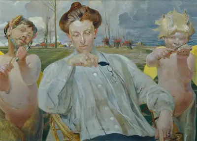 Die Frau des Künstlers von Jacek Malczewski