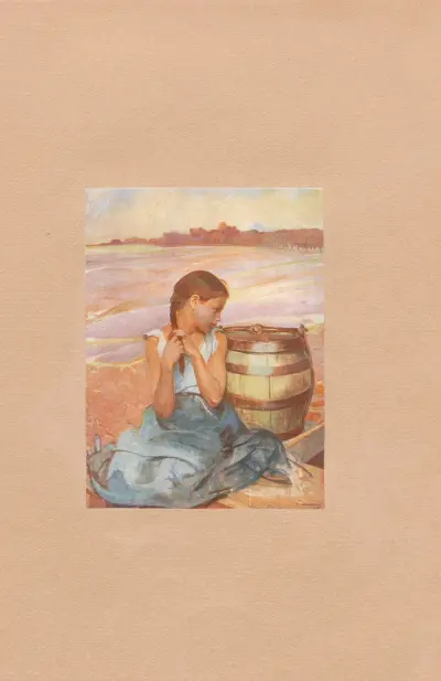 Jacek Malczewski; zatruta studnia Pl.6 av Jacek Malczewski