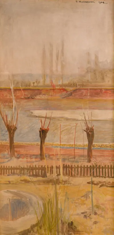 Landscape from the Banks of the Vistula von Jacek Malczewski
