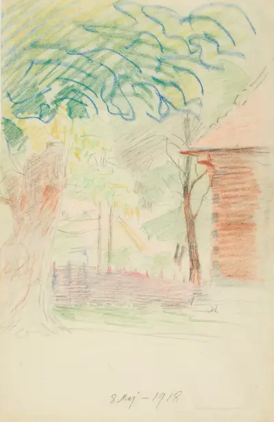 Motif from Lusławice von Jacek Malczewski