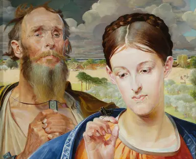 Music – left wing of the triptych von Jacek Malczewski