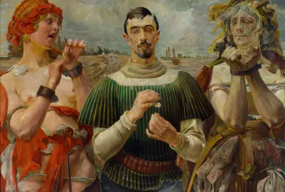 Polish Hamlet – Portrait of Aleksander Wielopolski av Jacek Malczewski