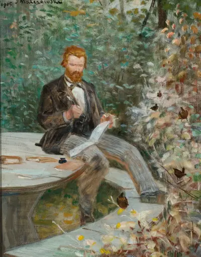 Portrait of Adolf Dygasiński von Jacek Malczewski