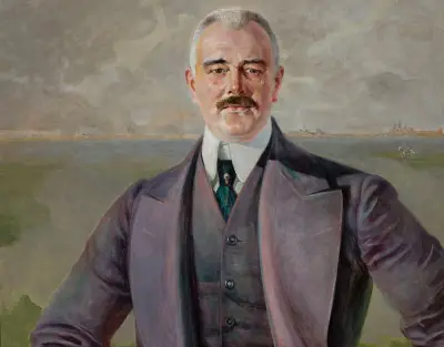 Portrait of J. Armółowicz av Jacek Malczewski