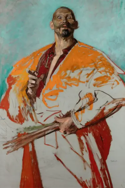 Portrait of Leon Wyczółkowski von Jacek Malczewski