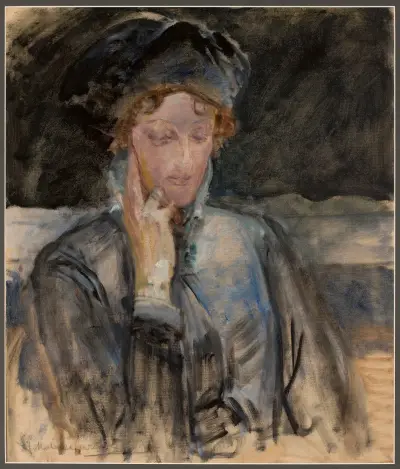 Portrait of Maria Balowa von Jacek Malczewski