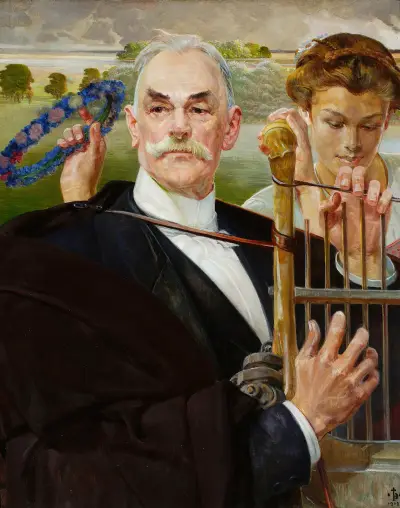 Portrait of Władysław Żeleński von Jacek Malczewski