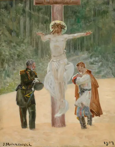 Reconciliation (Symbolic scene from the insurrection in 1863), Jacek Malczewski