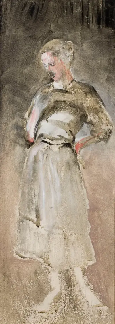 Sketch of a woman von Jacek Malczewski