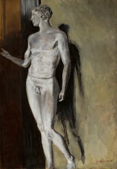 Study of a classical sculpture von Jacek Malczewski