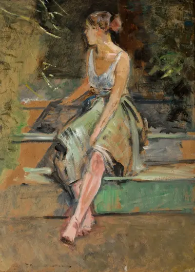 Study of a girl von Jacek Malczewski