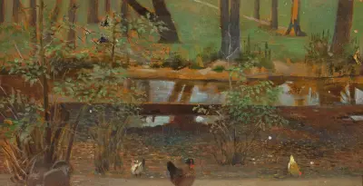 View of a pool von Jacek Malczewski