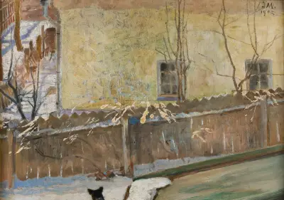 Zimní krajina, 1902, Jacek Malczewski