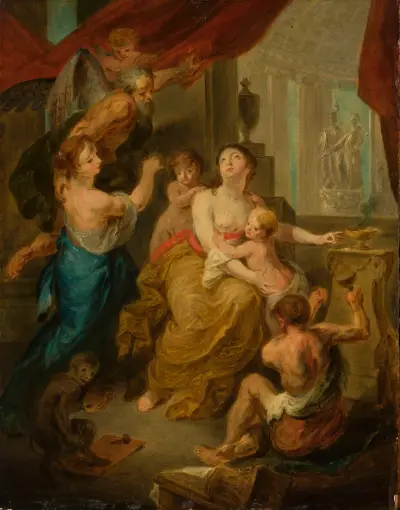 Konstens allegori av Jacob Jordaens