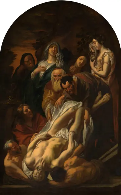 Christ’s Entombment av Jacob Jordaens