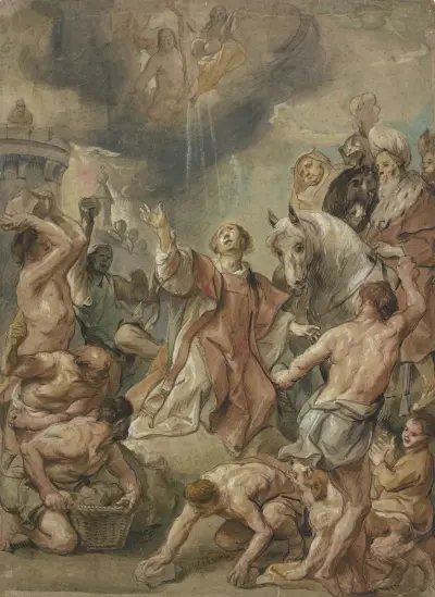 Sankt Stefans martyrium av Jacob Jordaens