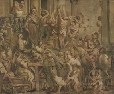 Gisslingen av ogärningsmännen av Jacob Jordaens