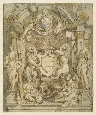 Van der Lindens vapen av Jacob Jordaens