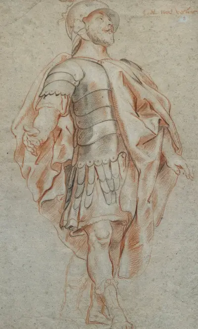 Mars stående av Jacob Jordaens