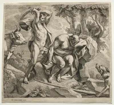 Mercurius dödar Argus av Jacob Jordaens