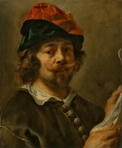 Konstnärens porträtt av Jacob Jordaens