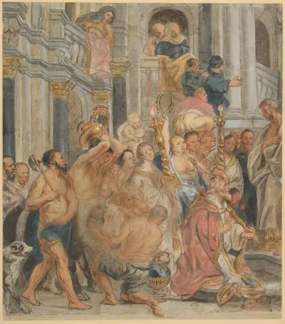 Paulus i Lystra av Jacob Jordaens
