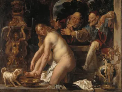 Susanna och gubbarna av Jacob Jordaens