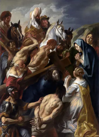 The Carrying of the Cross av Jacob Jordaens
