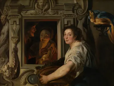 Prodavačka ovoce, Jacob Jordaens