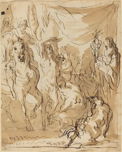 Das Martyrium des heiligen Sebastian von Jacob Jordaens
