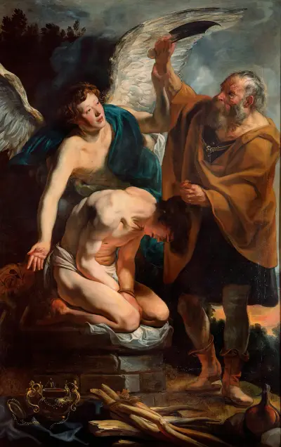 Isaks offer av Jacob Jordaens