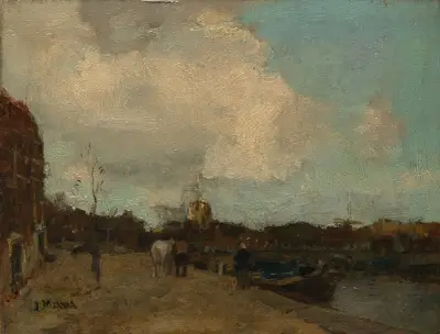 Kanal vid sidan av Jacob Maris