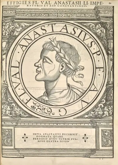 Anastasius I (Dicorus) av Jacopo Strada