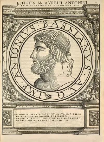 Caracalla (Marcus Aurelius Antoninus) av Jacopo Strada