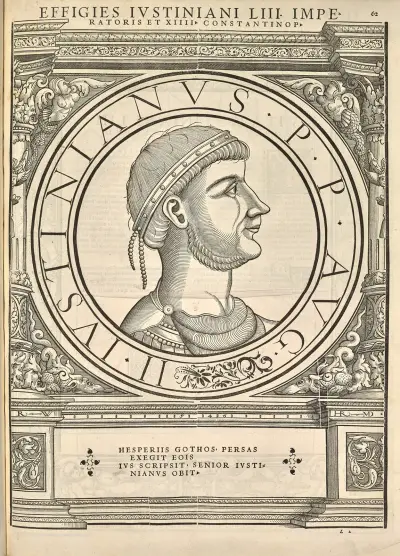 Justinian I av Jacopo Strada