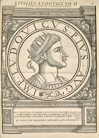 Ludvig den fromme av Jacopo Strada
