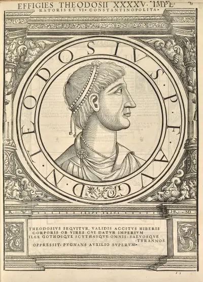 Theodosius I av Jacopo Strada