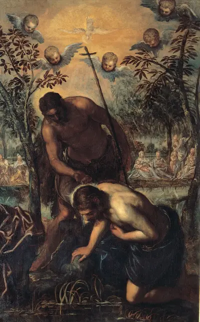 Kristi dop av Jacopo Tintoretto