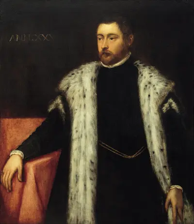 Twenty-five year old Youth with Fur-lined Coat, Jacopo Tintoretto