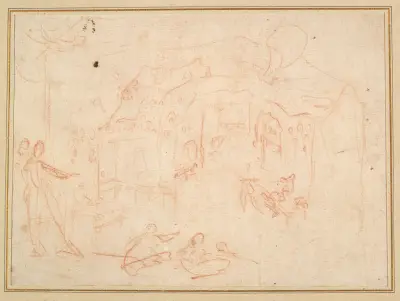 En scenuppsättning av Jacques Callot