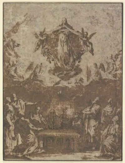 Marie himmelsfärd av Jacques Callot