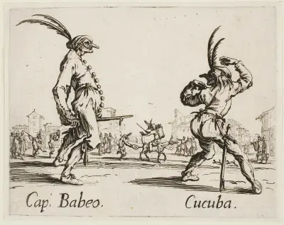 Cap. Babeo and Cucuba av Jacques Callot
