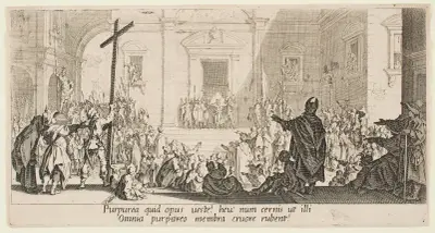 Kristus visas för folket av Jacques Callot