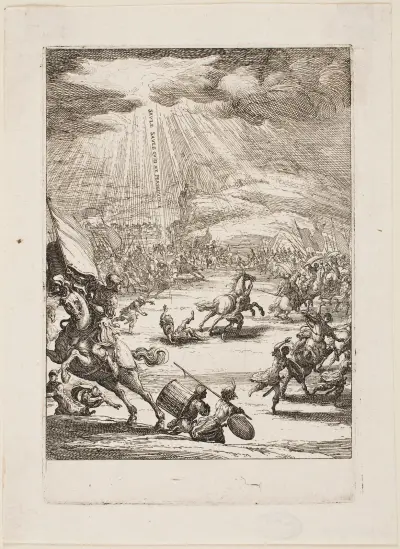 Saulus omvändelse av Jacques Callot