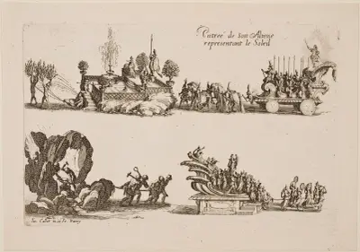 Entrance of Duke Charles IV von Jacques Callot