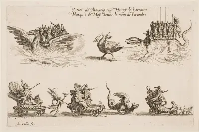 Entrance of Monseigneur Henry de Lorraine von Jacques Callot