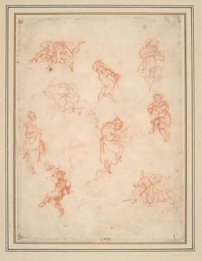 Figurstudier av Jacques Callot