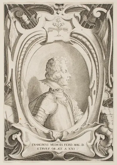Francois de Medici av Jacques Callot
