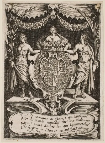 Frontespis till ’The Tournament’ av Jacques Callot